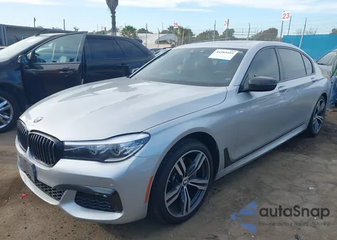 2019 BMW 740I z USA, uszkodzony, nr VIN WBA7E2C55KB454039